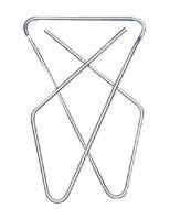 Vlinderclip n°10/40mm, gegalvaniseerd, doos met 50 clips