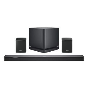 Bose Soundbar 500 5.1 + Bose Surround Speakers Zwart + Bose Bass Module 500 Zwart
