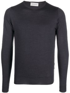 John Smedley pull Lundy à col rond - Gris