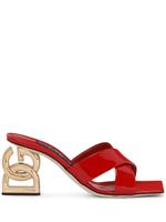 Dolce & Gabbana mules en cuir verni 3.5 75 mm - Rouge - thumbnail