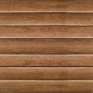 Horizontale houten planken behang gang