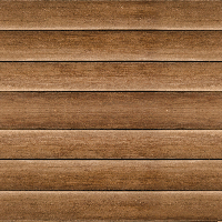 Horizontale houten planken behang gang