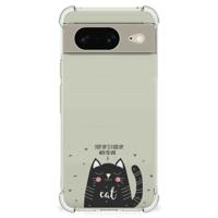 Google Pixel 8 Stevig | Bumper Hoesje | Cat Good Day
