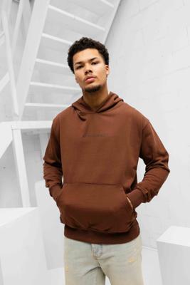 Family First Milano Basic Hoodie Heren Bruin - Maat M - Kleur: Bruin | Soccerfanshop