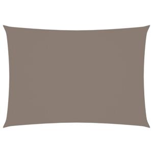 vidaXL Zonnescherm rechthoekig 2,5x4 m oxford stof taupe