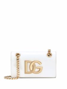 Dolce & Gabbana pochette pour smartphone 3.5 en cuir - Blanc