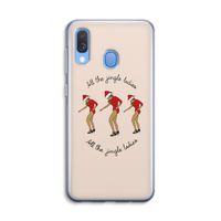 Jingle Ladies: Samsung Galaxy A40 Transparant Hoesje