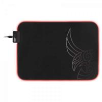 L33T Gaming 160405 Karlvagn RGB Gaming mousepad, Medium-size, Fast surface. 355 x 255 x 3 mm, Black