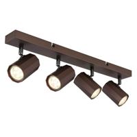 Globo Bronzen plafondlampJames 4-lichts - 57919-4