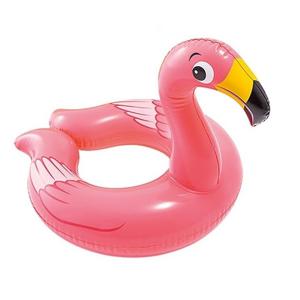 Opblaasbare flamingo zwemband/zwemring 76 cm    -