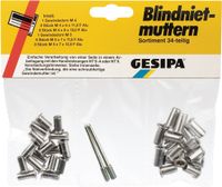 Gesipa Blindklinknagel-assortiment | 34-delig | 1 stuk - 1433675 1433675