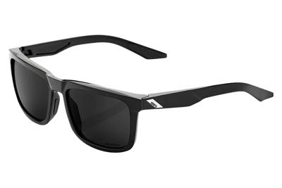 100% Blake Bril Polished Black Grey Peakpolar Lens 100% Blake Bril Polished Black Grey Peakpolar Lens
