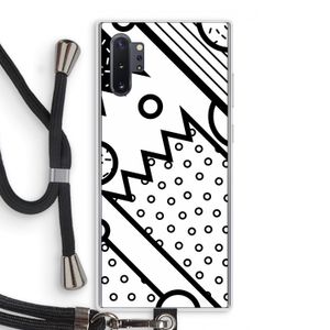 Pop Art #4: Samsung Galaxy Note 10 Plus Transparant Hoesje met koord