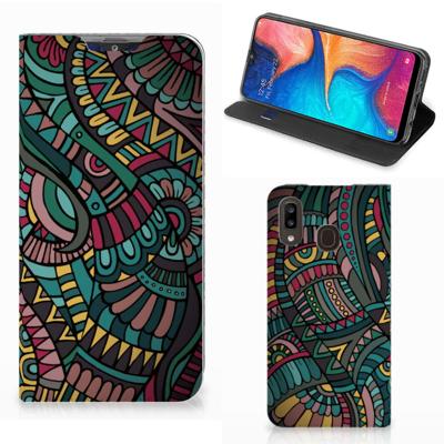 Samsung Galaxy A30 | Hoesje met Magneet | Aztec