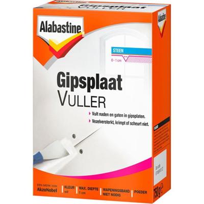 Gipsplaat vuller 750 gram - Alabastine