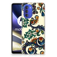 Siliconen Hoesje Motorola Moto G51 5G Barok Flower