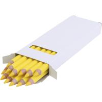 EDU3 Edu jumbo kleurpotlood, dikte 10 mm, vulling 6,25 mm, lichtgeel, 12 stuk/ 1 doos