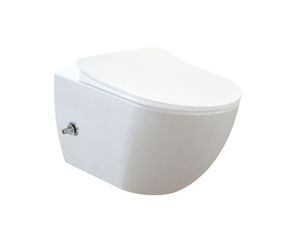 SaniGoods Bidet toilet met warm en koudwater sproeier randloos zonder zitting