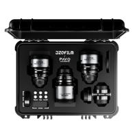 DZOFilm Pavo 2x anamorphic 3-lens kit 65mm/180mm T2.8, 135mm T2.5 - Neutral Coating - PL&EF mount (meter)