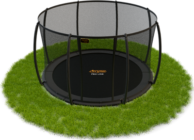 Avyna PRO-LINE FlatLevel 365 cm Royal Class Net Combi trampoline 12 (Kleur rand: grijs) Avyna PRO-LINE FlatLevel 365 cm Royal Class Net Combi trampoline 12 (Kleur rand: grijs)