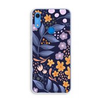 Flowers with blue leaves: Huawei Y6s Transparant Hoesje