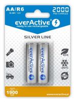 Herlaadbare batterijen everActive Ni-MH R6 AA 2000 mAh Silver Line - 2 stuks