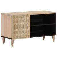 Tv-meubel 80x31x46 cm massief mangohout - thumbnail