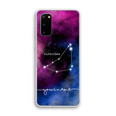 Sterrenbeeld - Donker: Samsung Galaxy S20 Transparant Hoesje