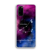 Sterrenbeeld - Donker: Samsung Galaxy S20 Transparant Hoesje