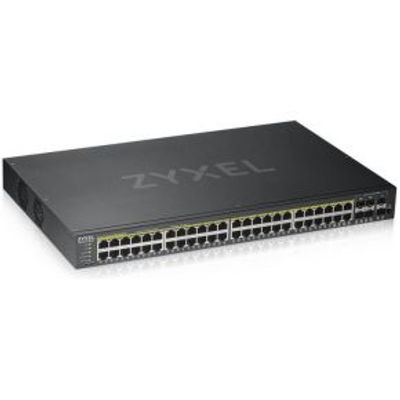 ZyXEL GS1920-48HPV2 Managed Gigabit Ethernet (10/100/1000) Zwart Power over Ethernet (PoE)