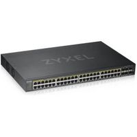 ZyXEL GS1920-48HPV2 Managed Gigabit Ethernet (10/100/1000) Zwart Power over Ethernet (PoE)