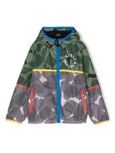 Stella McCartney Kids veste à logo imprimé - Vert