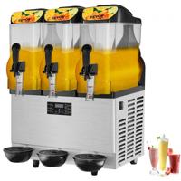 VEVOR Commerciële Slushy Machine 36L Single Bowl 75 Cup Margarita Maker 1100W RVS Margarita Smoothie Frozen Drink Maker Slushie Machine voor Party Cafe Restaurants Bars Etc.