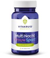Multi Nacht Vrouw Sport 100% Vegan 30 Tabletten