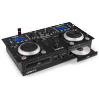 Vonyx CDJ500 Dubbele speler met versterker CD/MP3/USB/BT