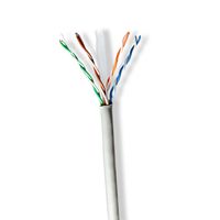 Nedis Netwerk Kabel Rol | CAT6 | Solid | U/UTP | CCA | 305.0 m | Binnenshuis | Rond | PVC | Grijs | Trekdoos - CCBG8520GY305S Nedis Netwerk Kabel Rol | CAT6 | Solid | U/UTP | CCA | 305.0 m | Binnenshuis | Rond | PVC | Grijs | Trekdoos - CCBG8520GY305S