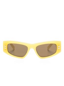 Stella McCartney Eyewear lunettes de soleil Falabella à monture rectangulaire - Jaune