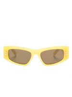 Stella McCartney Eyewear lunettes de soleil Falabella à monture rectangulaire - Jaune - thumbnail