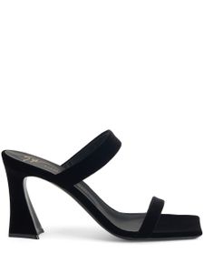 Giuseppe Zanotti sandales Flaminia 85 mm en velours - Noir