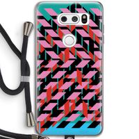 Skew Blush 2: LG V30 Transparant Hoesje met koord