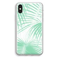 Palmbladeren: iPhone X Transparant Hoesje Palmbladeren: iPhone X Transparant Hoesje