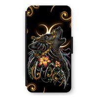 Huilende Wolf: iPhone 11 Flip Hoesje