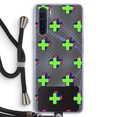 8-bit N°10: Oppo A91 Transparant Hoesje met koord