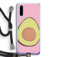 Avocado: Huawei P30 Transparant Hoesje met koord