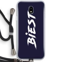 Biest: Samsung Galaxy J3 (2017) Transparant Hoesje met koord