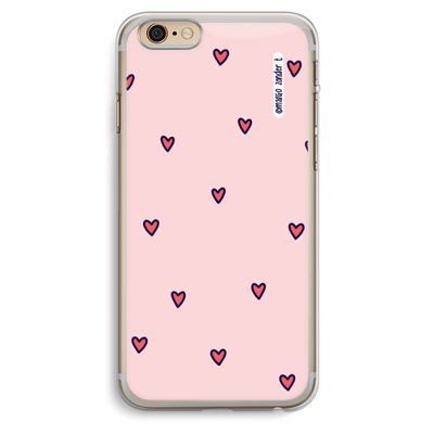 Hartjes: iPhone 6 Plus / 6S Plus Transparant Hoesje