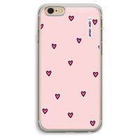 Hartjes: iPhone 6 Plus / 6S Plus Transparant Hoesje