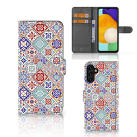 Samsung Galaxy A04s | Samsung Galaxy A13 5G Bookcase Tiles Color