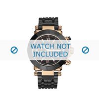 Guess horlogeband GC47000G Staal Zwart - thumbnail