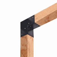 Paalverbinder 2-weg hoek t.b.v. 15 cm paal Tuindeco - Tuindeco